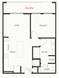 A1b Floor Plan The Rise