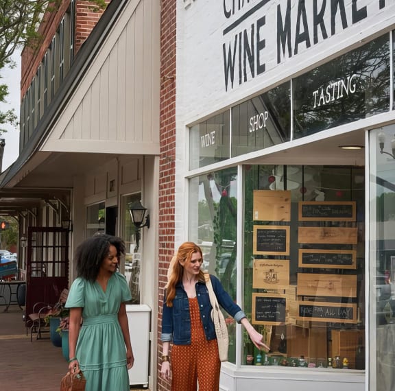 Access to local Cary landmarks and public artwork near Novel Cary