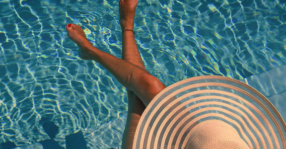 relax poolside at Haven at Uptown