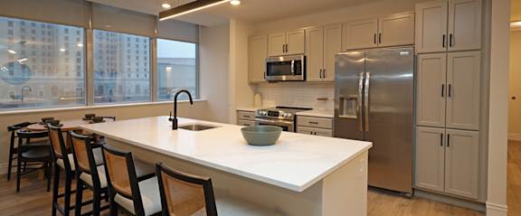 Residences at 55 - Model Kitchen