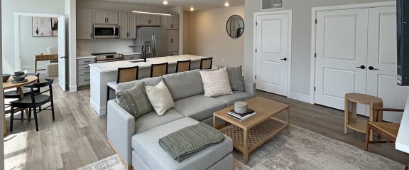 Interior decoration at Residences at 55, Cleveland, OH, 44113
