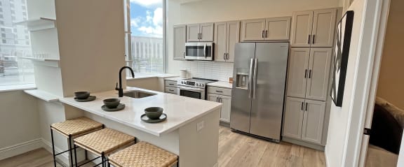 Interior decor at Residences at 55, Ohio, 44113