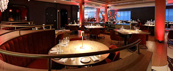 Residences at 55 - Fahrenheit Restaurant Attached to the Building