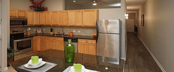 Model Suite at The Residences at 668 - Kitchen