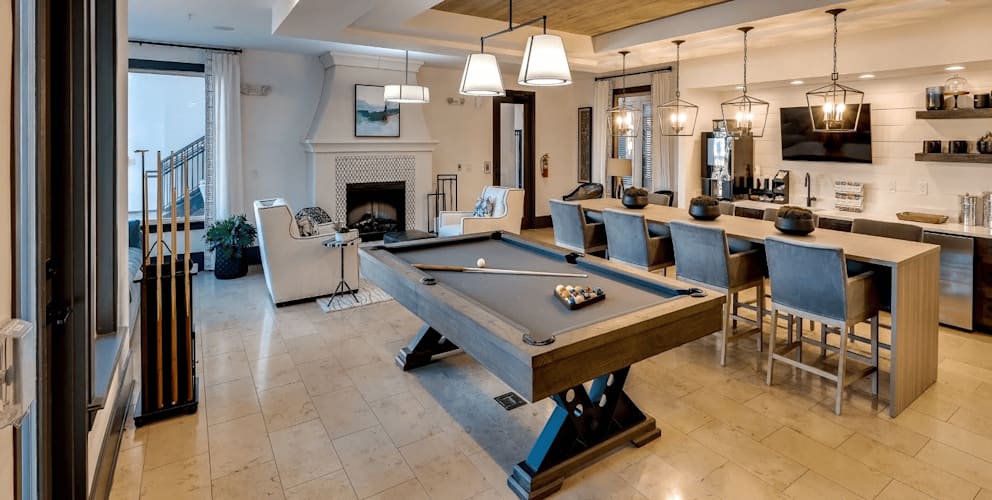 Game room at Two Addison Place (4 of 8)