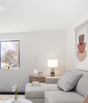 real estate photograph of a living room at a real estate listing in wichita falls, tx