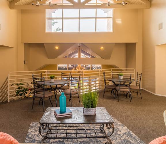 Arboretum two floor clubhouse with lounge and business area