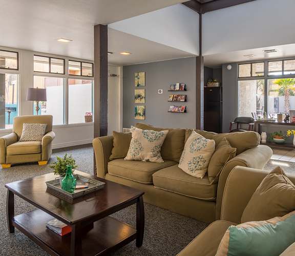 Camino Seco Village view of clubhouse with comfy lounge area