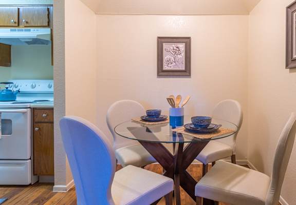 Enclave dining area with table an nice decor