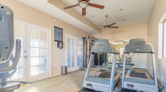 Sycamore Creek Fitness Center with weight stations, and fitness equipment