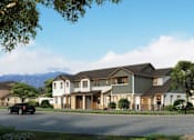 Thumbnail 1 of 8 - a rendering of a large house with a street in front of it