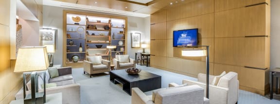 Resident lounge at The Ashley UWS luxury apartments in NYC