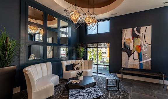 Lobby Seating at One Deerfield, Mason, Ohio