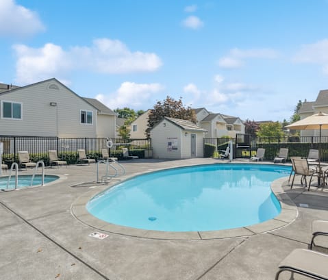 Pool With Sundecks at Emerald Pointe, Rohnert Park, CA