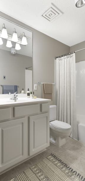 White Bathroom at MacLaren Hill, St. Paul, MN, 55108
