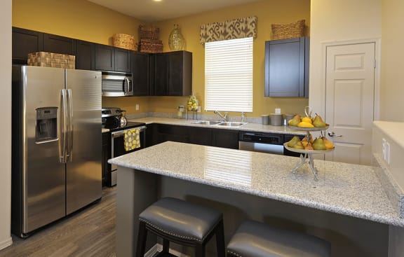 Kitchen at Sabino Vista Apartments in Tucson AZ