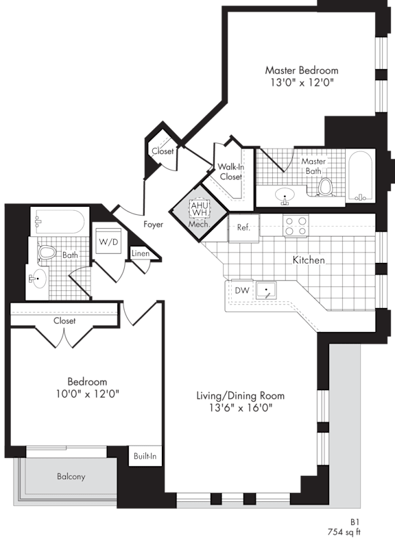 two bed two bath apartment rentals in baltimore