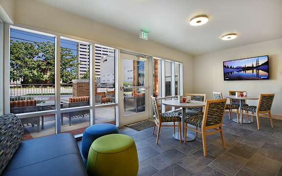 Relaxation Lounge at Liberty Crest Apartments, Utah, 84111