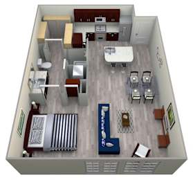 3A2 Floor Plan at The Landmark, New Braunfels