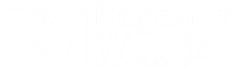 The Regency Woods Apartments Logo features the brand name in clean, bold lettering, conveying a sense of professionalism and sophistication.