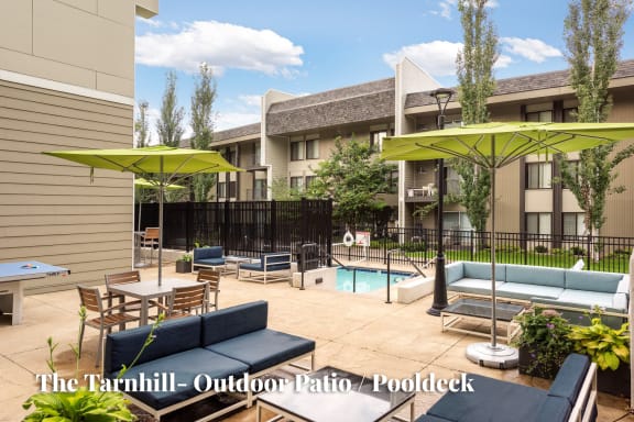 our apartments showcase an unique patio