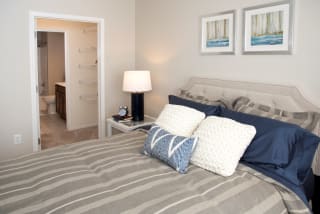 Master Bedroom With Washroom And Closet at Waterstone Place, Minnetonka, Minnesota