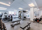 Thumbnail 22 of 35 - the apartments at masse corner 205 fitness room at East 51 At Rocketts Landing, Richmond, 23231