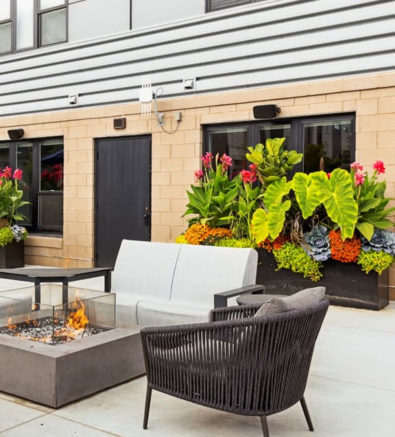 Outdoor Patio with Firepit
