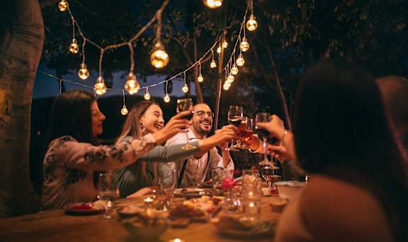 shopping and dining  at The Aster, Los Angeles, 90024