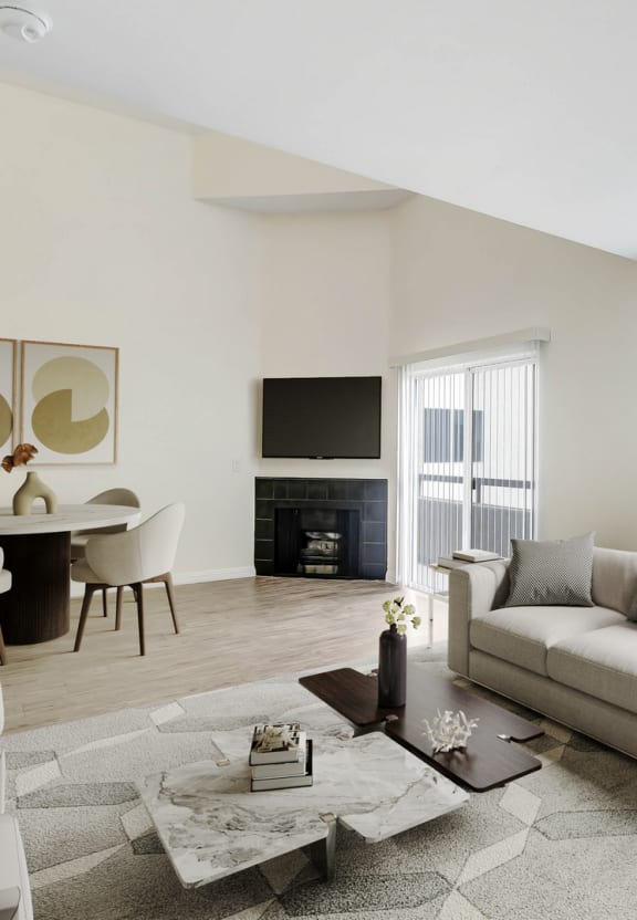 a white kitchen with an oven and a refrigerator