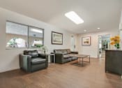 Thumbnail 21 of 33 - Business center with wood-style flooring