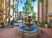 Thumbnail 27 of 33 - Natick Park courtyard fountain, mail area on the right side