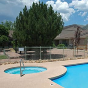 Swimming Pool And Sundeck at Country Club Terrace Apartments, Arizona