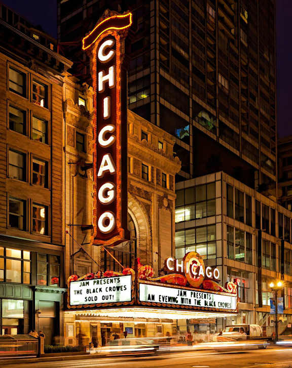 Chicago Theatre at 73 East Lake, Chicago, Illinois