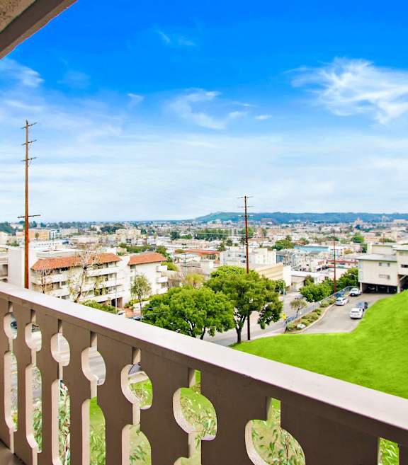 Balcony with spectacular views