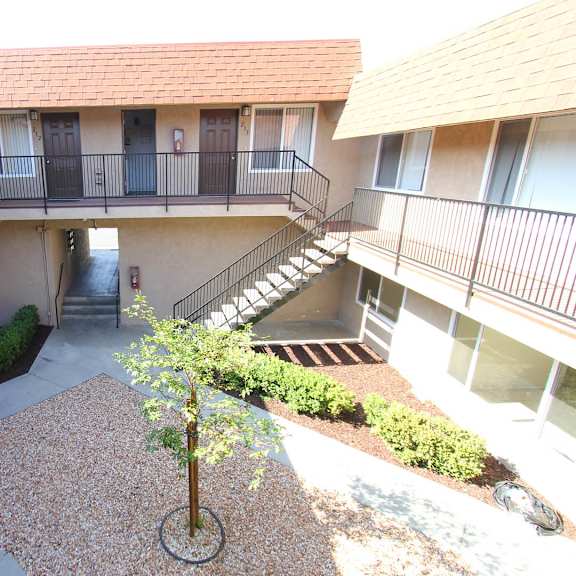 Modern Courtyard at Loma Linda Prospect Apartments, Loma Linda