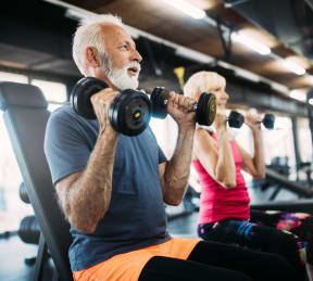 Fitness Activity Image at The Exchange Apartments in New Brighton, MN