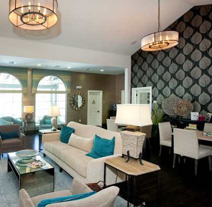 Horizons at Calabasas fully furnished living room