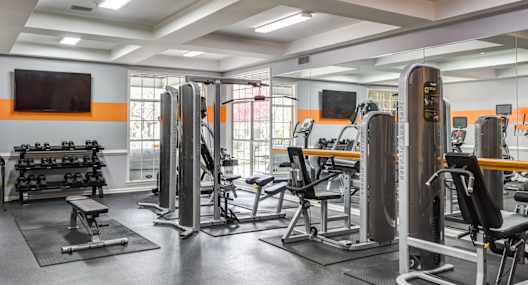 Fitness Center With Modern Equipment at Cascades Overlook, Virginia, 20165