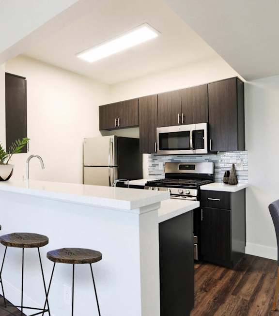a luxurious kitchen at Metro, Los Angeles, CA