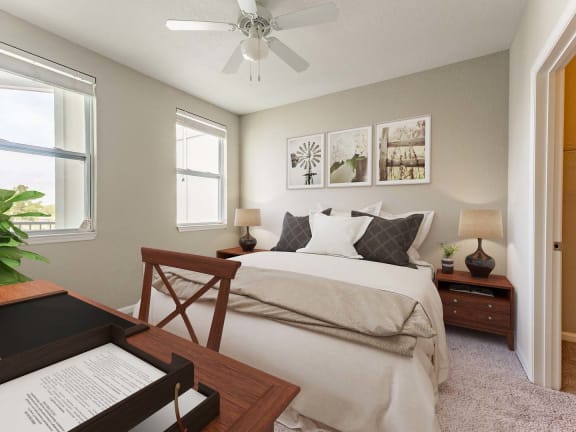 Bedroom at Linden on the GreeneWay, Orlando, FL, 32824