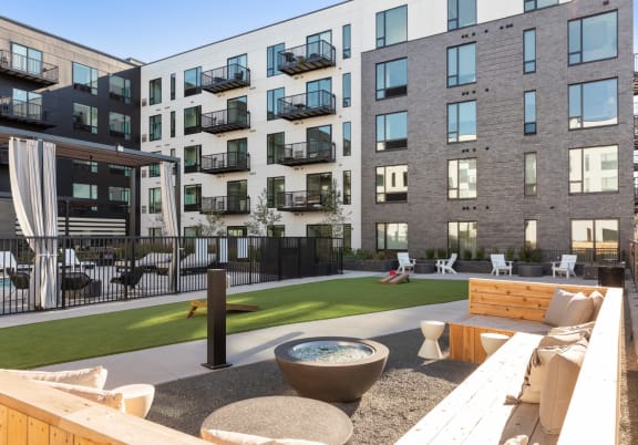 Courtyard at The Mason in Saint Paul Minnesota