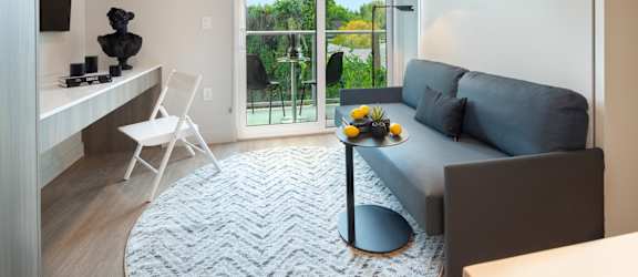 Living Room  at The Aster, Los Angeles, 90024