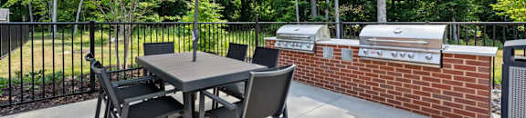 Cook a great meal and entertain your friends at our gas grilling stations located at Hamilton Luxury Apartments in Exton, PA 19341.
