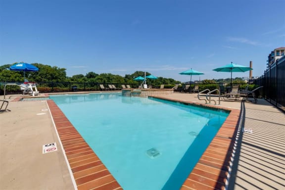 our apartments showcase a swimming pool at East 51 At Rocketts Landing, Richmond, 23231