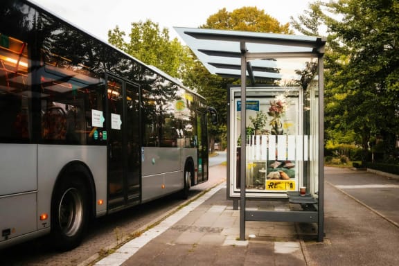Onsite Bus Stop to Duke & NCCU
