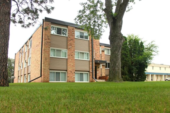 8920 Wentworth Apartments Side Exterior View
