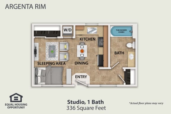  Floor Plan Plan A Furnished