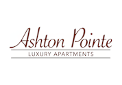 The image is a logo of a luxury apartments named Ashton Pointe.