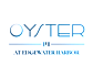 A black and white image of an oyster with the words "The Oyster" written below it.